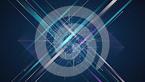 Abstract Digital Explosion â Futuristic Data Visualization